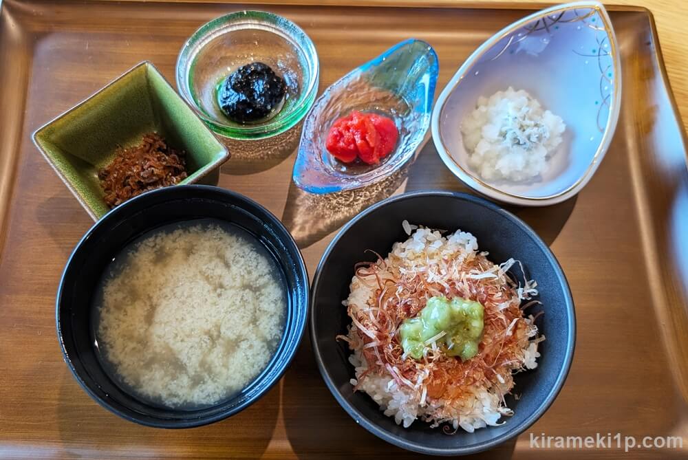 今井荘の本格わさび丼