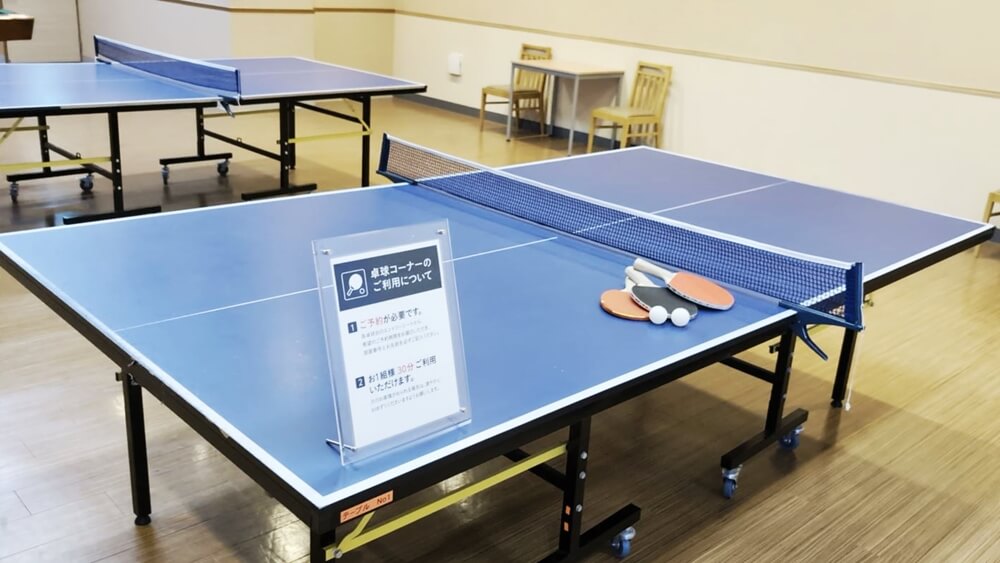 タオヤ那須塩原のアクティビティ(卓球)