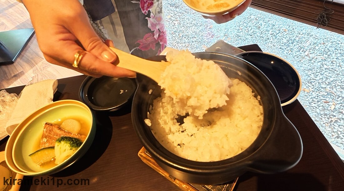 ソラトニワ熱海伊豆山,朝食の土鍋ごはんが最高